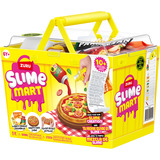 ZURU Slime Mart - Caja Mixta de Pizza y Comida Rápida en Cesta, Manualidades 