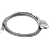 Zebra Cable RS-232 CBA-R01-S07PBR, recto negro