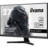 iiyama G-MASTER G2745QSU-B2 pantalla para PC 68,6 cm (27") 2560 x 1440 Pixeles Wide Quad HD LED Negro, Monitor de gaming negro (mate), 68,6 cm (27"), 2560 x 1440 Pixeles, Wide Quad HD, LED, 1 ms, Negro