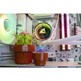 ALTERNATE Serie PC Personalizada • Elementos Frost Thunder, Gaming-PC blanco