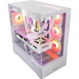 ALTERNATE Serie PC Personalizada • Elementos Frost Thunder, Gaming-PC blanco