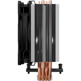 ARCTIC Freezer 36-S, Disipador de CPU plateado/Negro, Refrigerador de aire, 12 cm, 600 RPM, 3000 RPM, Negro, Acero inoxidable