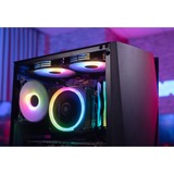 Aerocool WAVEBKV3 Caja PC ATX Cristal Templado 4xVentilador RGB Negro, Cajas de torre negro, Midi Tower, PC, Negro, ATX, micro ATX, Mini-ITX, ABS, SPCC, Azul, Verde, Rojo