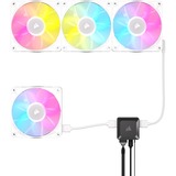 Corsair Corsair iCUE RX120 RGB Triple Kit wh, Ventilador blanco