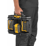 DEWALT Caja de herramientas ToughSystem con luces negro/Amarillo