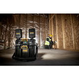 DEWALT Caja de herramientas ToughSystem con luces negro/Amarillo