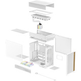 DeepCool CL6600 WH, Cajas de torre blanco/Madera