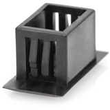 Digitus Tapón ciego para LC Dúplex, Tapa protectora negro