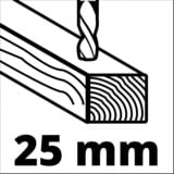 EINHELL Taladro percutor a batería Power X-Change TE-ID 18 Li - Solo, 18Volt, Taladradora de impacto rojo/Negro