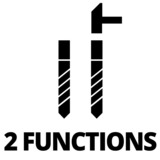 EINHELL Taladro percutor a batería Power X-Change TE-ID 18 Li - Solo, 18Volt, Taladradora de impacto rojo/Negro