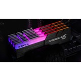 G.Skill Trident Z RGB F4-3600C18Q-32GTZR módulo de memoria 32 GB 4 x 8 GB DDR4 3600 MHz, Memoria RAM negro, 32 GB, 4 x 8 GB, DDR4, 3600 MHz