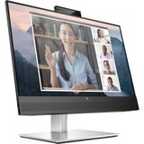 HP E24mv G4 60,5 cm (23.8") 1920 x 1080 Pixeles Full HD Negro, Plata, Monitor LED negro/Plateado, 60,5 cm (23.8"), 1920 x 1080 Pixeles, Full HD, 5 ms, Negro, Plata