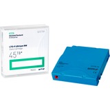 Hewlett Packard Enterprise Q2079A medio de almacenamiento para copia de seguridad Cinta de datos virgen 45000 GB LTO 1,27 cm, Medio streaming azul, Cinta de datos virgen, LTO, 45000 GB, 30 año(s), Azul, 1,27 cm