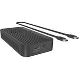 ICY BOX Carcasa SSD M.2 NVMe IB-1980M-80G, Caja de unidades negro