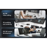 ICY BOX Carcasa SSD M.2 NVMe IB-1980M-80G, Caja de unidades negro