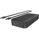 ICY BOX Carcasa SSD M.2 NVMe IB-1980M-80G, Caja de unidades negro