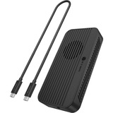 ICY BOX Carcasa SSD M.2 NVMe IB-1980M-80G, Caja de unidades negro