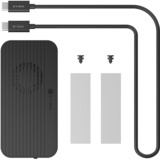 ICY BOX Carcasa SSD M.2 NVMe IB-1980M-80G, Caja de unidades negro