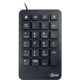 Inter-Tech KB-120 teclado numérico Universal USB Negro negro, USB, 23, Universal, 1,4 m, Negro