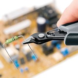 KNIPEX 78 61 125 ESD alicate Alicates cortaalambres, Alicates eléctricos Alicates cortaalambres, 9 mm, 1,6 mm, Acero inoxidable, Acero, De plástico, Negro / Gris