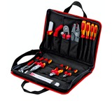 KNIPEX Bolsa de herramientas "Kompakt" Elektro, 14 piezas, Kit de herramientas negro