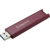 Kingston DataTraveler 1TB Max Type-A 1000R/900W USB 3.2 Gen 2, Lápiz USB Burdeos, 1 TB, USB tipo A, 3.2 Gen 2 (3.1 Gen 2), 1000 MB/s, Deslizar, Rojo