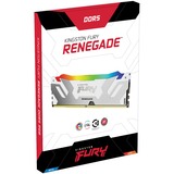 Kingston FURY FURY 32GB 6400MT/s DDR5 CL32 DIMM (Kit de 2) Renegade RGB Blanco XMP, Memoria RAM blanco, 32 GB, 2 x 16 GB, DDR5, 288-pin DIMM