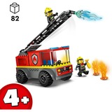 LEGO Camión de Bomberos con Escalera, Juegos de construcción Juego de construcción, 4 año(s), Plástico, 82 pieza(s), 315 g