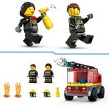 LEGO City Camión de Bomberos con Escalera, Juegos de construcción Juego de construcción, 4 año(s), Plástico, 82 pieza(s), 315 g