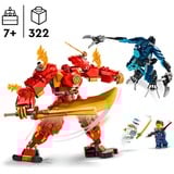 LEGO NINJAGO Meca Elemental del Fuego de Kai, Juegos de construcción Juego de construcción, 7 año(s), Plástico, 322 pieza(s), 484 g
