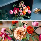 LEGO Ramo de Flores Fantasía en Rosa, Juegos de construcción Juego de construcción, 18 año(s), Plástico, 749 pieza(s), 690 g