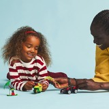 LEGO Spin y Electro: Duelo de Vehículos Dinosaurio, Juegos de construcción Juego de construcción, 4 año(s), Plástico, 124 pieza(s), 295 g