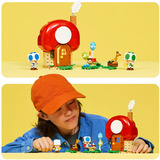 LEGO Super Mario Fiesta en la casa de Toad, Juegos de construcción Juego de construcción, 7 año(s), Plástico, 276 pieza(s), 498 g