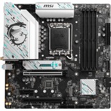 MSI B760M GAMING PLUS WIFI placa base Intel B760 LGA 1700 micro ATX negro/Plateado, Intel, LGA 1700, Intel® Celeron®, Intel® Pentium® Gold, LGA 1700, DDR5-SDRAM, 192 GB