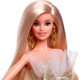 Mattel Barbie Signature 2025 Holiday Barbie muñeca rubia, Muñecos 