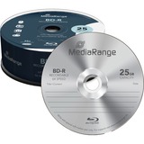 MediaRange MR514 disco blu-ray lectura/escritura (BD) BD-R 25 GB 25 pieza(s), Discos Blu-ray vírgenes 25 GB, BD-R, Caja para pastel, 25 pieza(s)