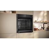 Neff N 50 B6AVJ7AG3 horno 71 L 3600 W Negro, Grafito negro/Grafito, Medio, Horno eléctrico, 71 L, 3600 W, 71 L, 30 - 275 °C