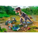 PLAYMOBIL Dinos Búsqueda de huellas de T-Rex, Juegos de construcción 