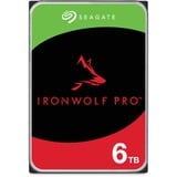 Seagate IronWolf Pro ST6000NT001 disco duro interno 6 TB 7200 RPM 256 MB 3.5", Unidad de disco duro 6 TB, 7200 RPM, 256 MB, 3.5"