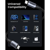 UGREEN US355 Cable de carga USB-C a USB-C 240W negro
