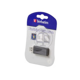 Verbatim PinStripe - Unidad USB de 8 GB - Negro, Lápiz USB negro, 8 GB, USB tipo A, 2.0, 10 MB/s, Deslizar, Negro