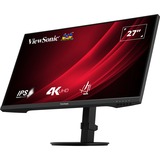 ViewSonic VG Series VG2708-4K LED display 68,6 cm (27") 3840 x 2160 Pixeles 4K Ultra HD Negro, Monitor LED negro (mate), 68,6 cm (27"), 3840 x 2160 Pixeles, 4K Ultra HD, LED, 4 ms, Negro