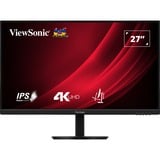 ViewSonic VG Series VG2708-4K pantalla para PC 68,6 cm (27") 3840 x 2160 Pixeles 4K Ultra HD LED Negro, Monitor LED negro (mate), 68,6 cm (27"), 3840 x 2160 Pixeles, 4K Ultra HD, LED, 4 ms, Negro