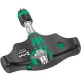 Wera Kraftform Kompakt 400 RA SHK Juego 1, con función de trinquete, Conjuntos de bits negro/Verde