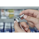 Wiha Carraca reversible 1/4", botón pulsador y seguro de bolas negro/Rojo