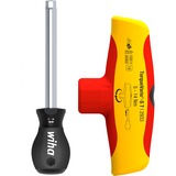 Wiha Destornillador de torque con mango transversal TorqueVario-S T electric rojo/Amarillo