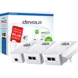 MAGIC 2 WiFi next Multiroom Kit 2400 Mbit/s Ethernet Blanco 3 pieza(s), PowerLAN