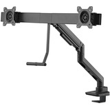 goobay Soporte doble para monitor Office, Soporte de monitor negro