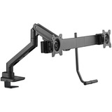 goobay Soporte doble para monitor Office, Soporte de monitor negro
