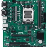 ASUS PRO A620M-C-CSM AMD A620 Zócalo AM5 micro ATX, Placa base verde, AMD, Zócalo AM5, AMD Ryzen 7000 Series, Zócalo AM5, DDR5-SDRAM, 96 GB